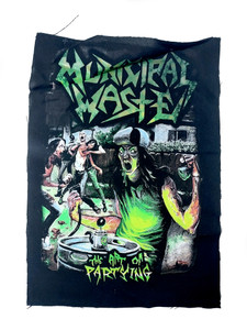 Municipal Waste - The Art of Partying Test Print Backpatch