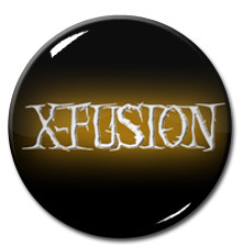 X-fusion - Yellow Logo 1" Pin