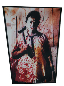 Texas Chainsaw Massacre - LeatherFace 13.5X10.5" Color Backpatch