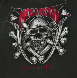 Megadeth - Last Rites Test Print Backpatch
