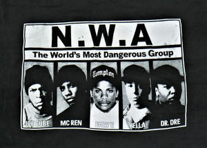N.W.A. - The Most Dangerous Group Test Print Backpatch