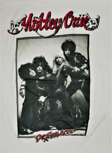 Motley Crue - Dr. Feelgood Red Test Print Backpatch