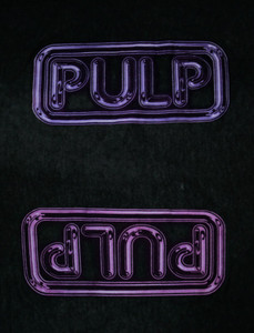 Pulp Double Logo Test Print Backpatch