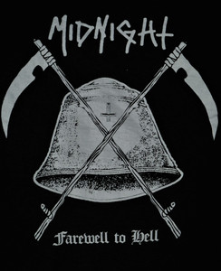 Midnight - Farewell To Hell Test Print Backpatch