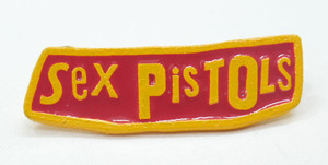 Sex Pistols - Yellow 2" Metal Badge Pin