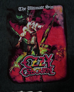 Ozzy Osbourne - The Ultimate Sin Test Print Backpatch