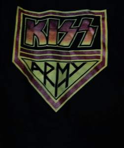Kiss Army Logo Test Print Backpatch