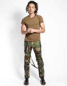 Camouflaged Bondage Pants