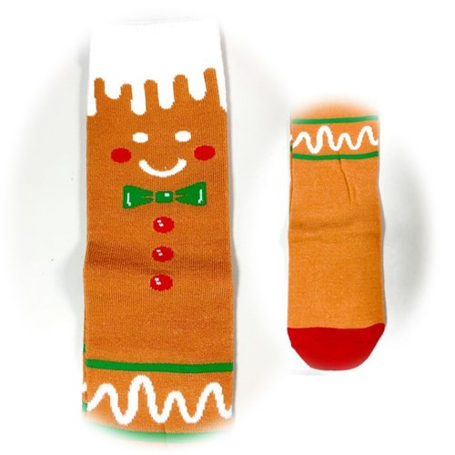 Gingerbread Man Socks Nuclear Waste
