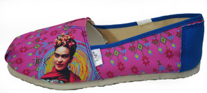 Panam - Frida Kahlo Pink Flats