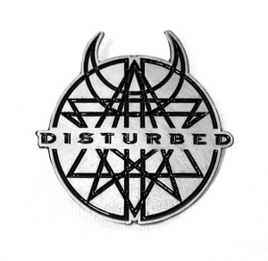 Disturbed - Circular Logo Metal Badge
