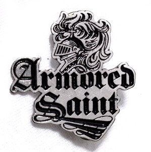 Armored Saint - Helmet Metal Badge