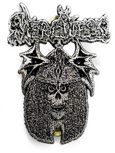 Merciless - Skull Metal Badge 