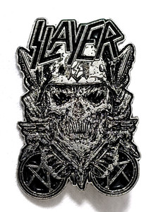 Slayer - Skull Front Metal Badge 