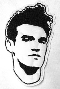 Morrissey - Face 3X4" Embroidered Patch