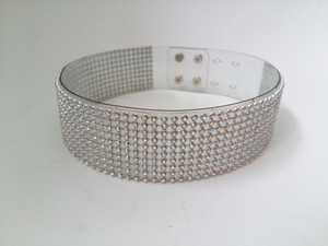  Choker with White Crystals
