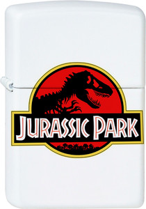 Jurassic Park Logo White Pocket Dragon