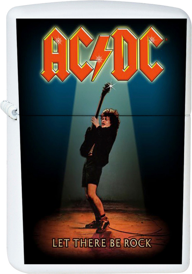 AC/DC - Let There Be Rock White Pocket Dragon