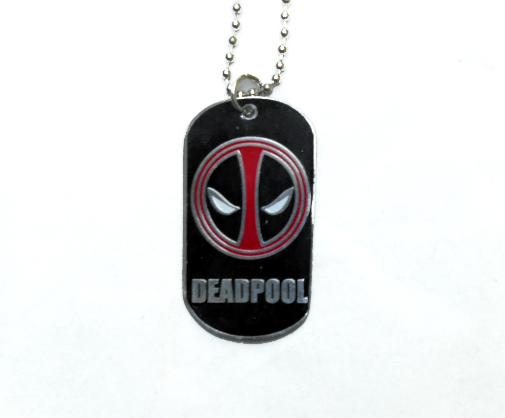 deadpool dog tag