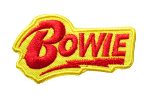 David Bowie - Yellow Logo 3" Embroidered Patch