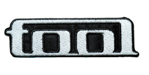 Tool - White Logo 4.5" Embroidered Patch