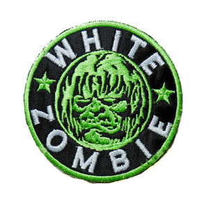 White Zombie - Green 3" Embroidered Patch