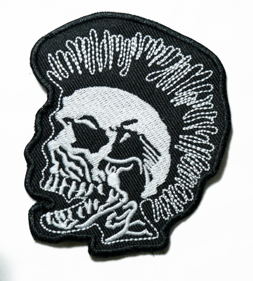 Exploited Skull 4 Embroidered Patch Nuclear Waste