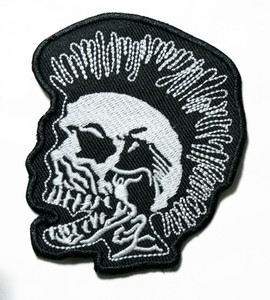 Exploited - Skull 4" Embroidered Patch