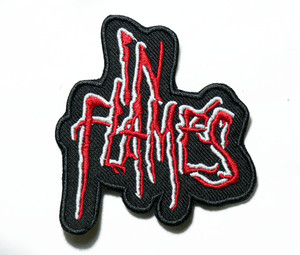 In Flames - Logo 3" Embroidered Patch