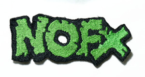 NOFX - Green Logo 4" Embroidered Patch