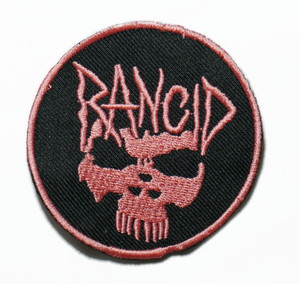 Rancid - Skull 3" Embroidered Patch