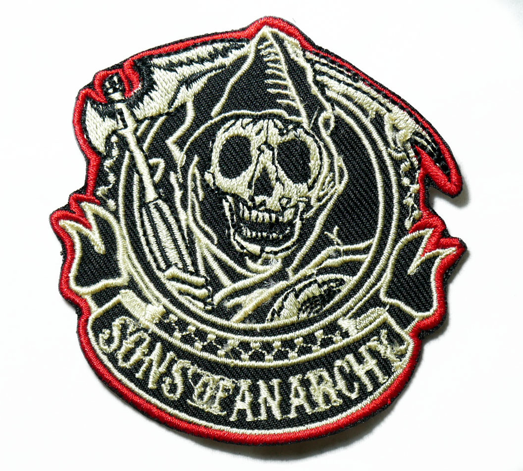 Sons Of Anarchy 3 Embroidered Patch Nuclear Waste