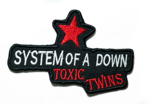System Of A Down - Toxic Twins 4" Embroidered Patch