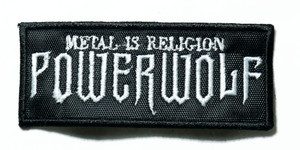 Powerwolf - Metal Is Religion 3.5" Embroidered Patch