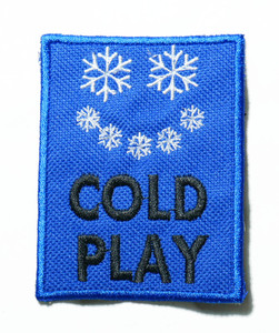 Coldplay - Winter Logo 2.5" Embroidered Patch