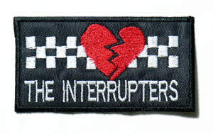 The Interrupters - Broken Heart Logo 3.5" Embroidered Patch