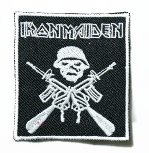 Iron Maiden - Trooper Logo 4" Embroidered Patch