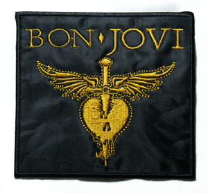 Bon Jovi - Yellow Logo 4" Embroidered Patch