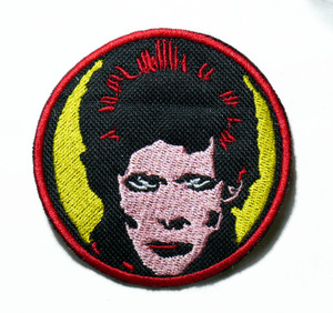 Bowie - Face 3" Embroidered Patch