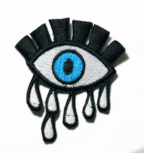 Crying Eye 3" Embroidered Patch