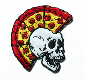 Pizza Punk 3" Embroidered Patch