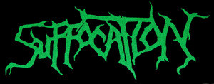 Suffocation Green Logo 6x3