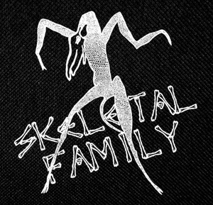 Skeletal Family Logo 4x4" Printed Patch