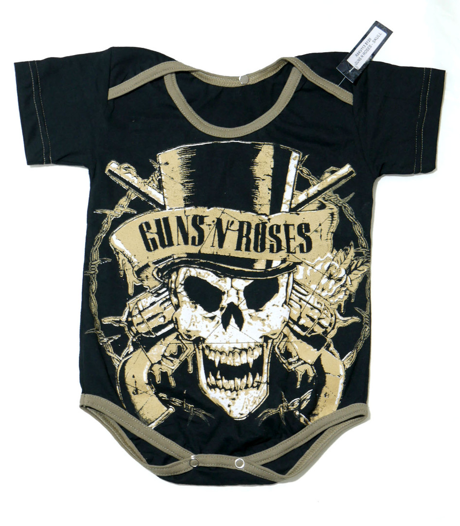 Baby Onesie Guns N Roses Logo Nuclear Waste