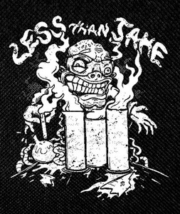 Less Than Jake Mad Scientist 4x4" Printed Patch