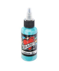 Mom's Ink .5oz Tattoo Ink Bottle - Caribbean Blue