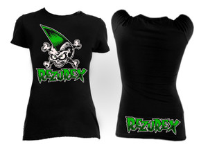 Rezurex Psychobilly Skull Girls T-Shirt *LAST ONES IN STOCK*