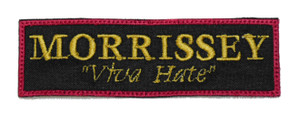 Morrissey - Viva Hate 4x1.5" Embroidered Patch