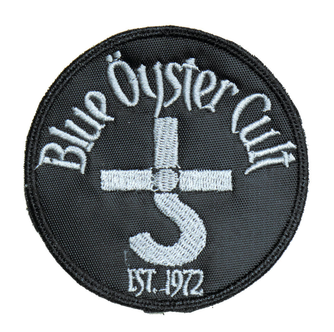 Blue Oyster Cult Grey 3 Embroidered Patch Nuclear Waste