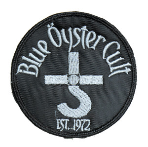 Blue Oyster Cult Grey 3" Embroidered Patch
